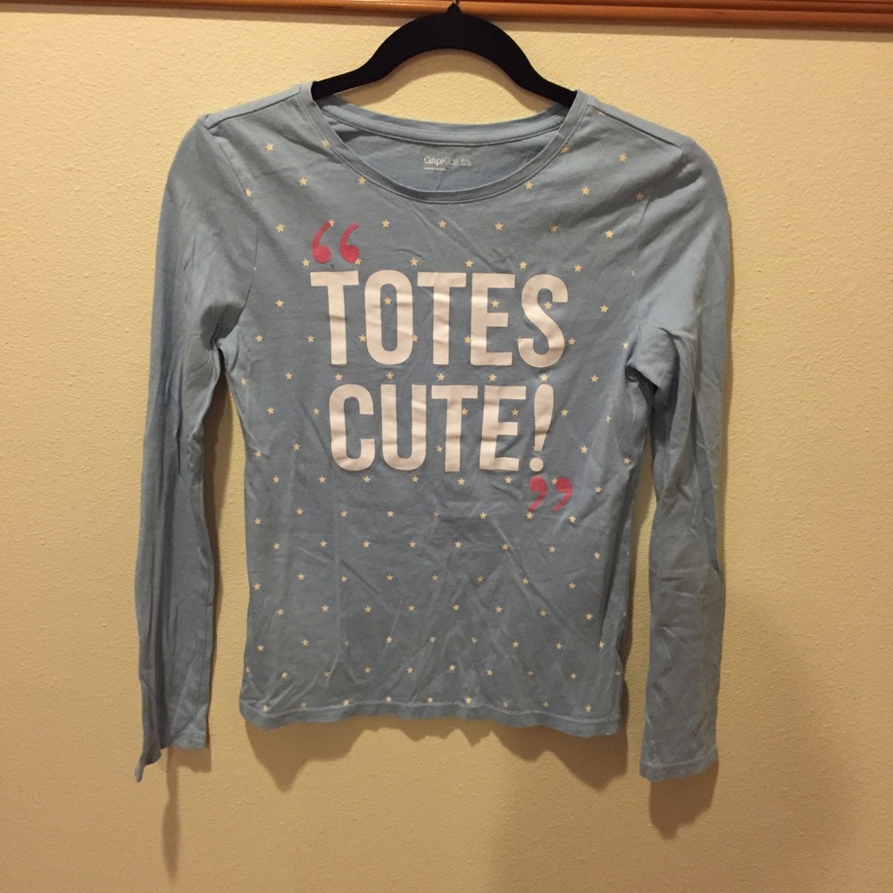 Blue Long Sleeve Tee